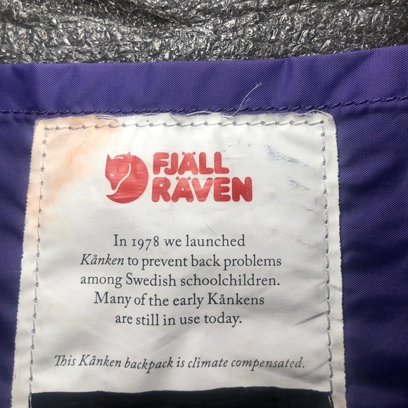Fjallraven Kanken Purple Backpack *Standard Size* - Picture 5 of 5